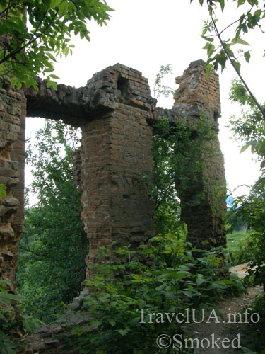 Корец, замок, руины