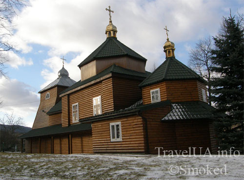 деревянный храм, Воскресенская церковь, Старая Соль, Львовская область
